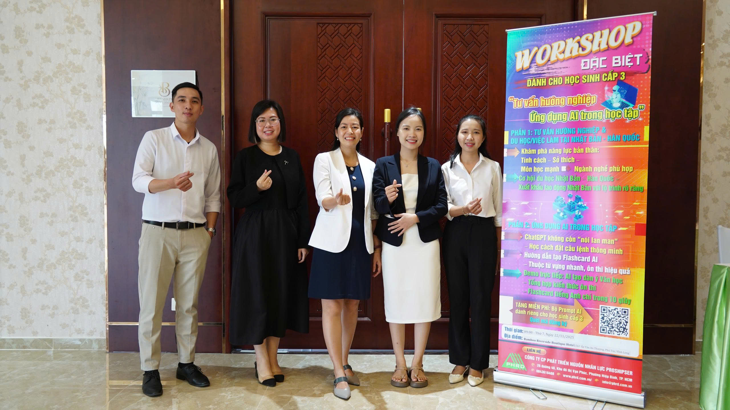 WORKSHOP BÙNG NỔ – HỌC SINH BẾN TRE “CHÁY” CÙNG PHRD!